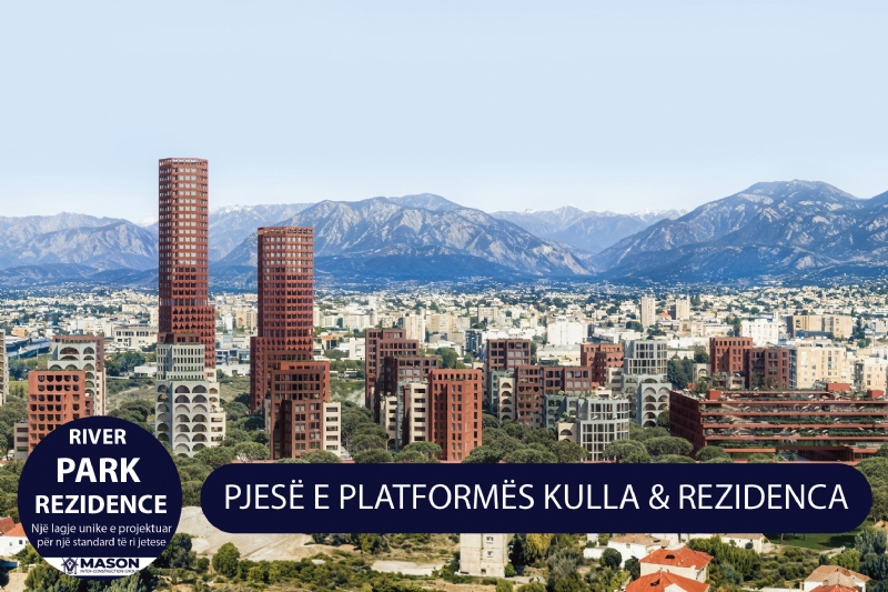 River Park Residence, një standard i ri jetese në një projekt me vizion, apartamente direkt nga zhvilluesi dhe investitori Mason - Inter Construction Group.
